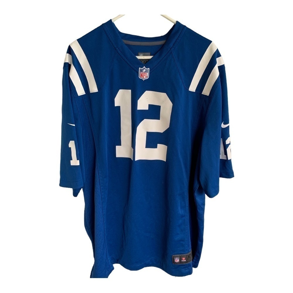 Nike Andrew Luck #12 Indianapolis Colts NFL Football Jersey On Field Size XXL - Picture 2 of 9